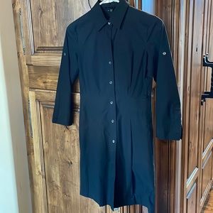 THEORY NWT Black Shirtdress 0